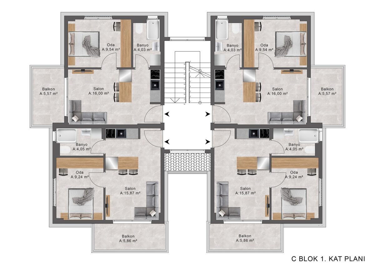 saygin-trend-turunc-484-1 C Blok 1.Kat